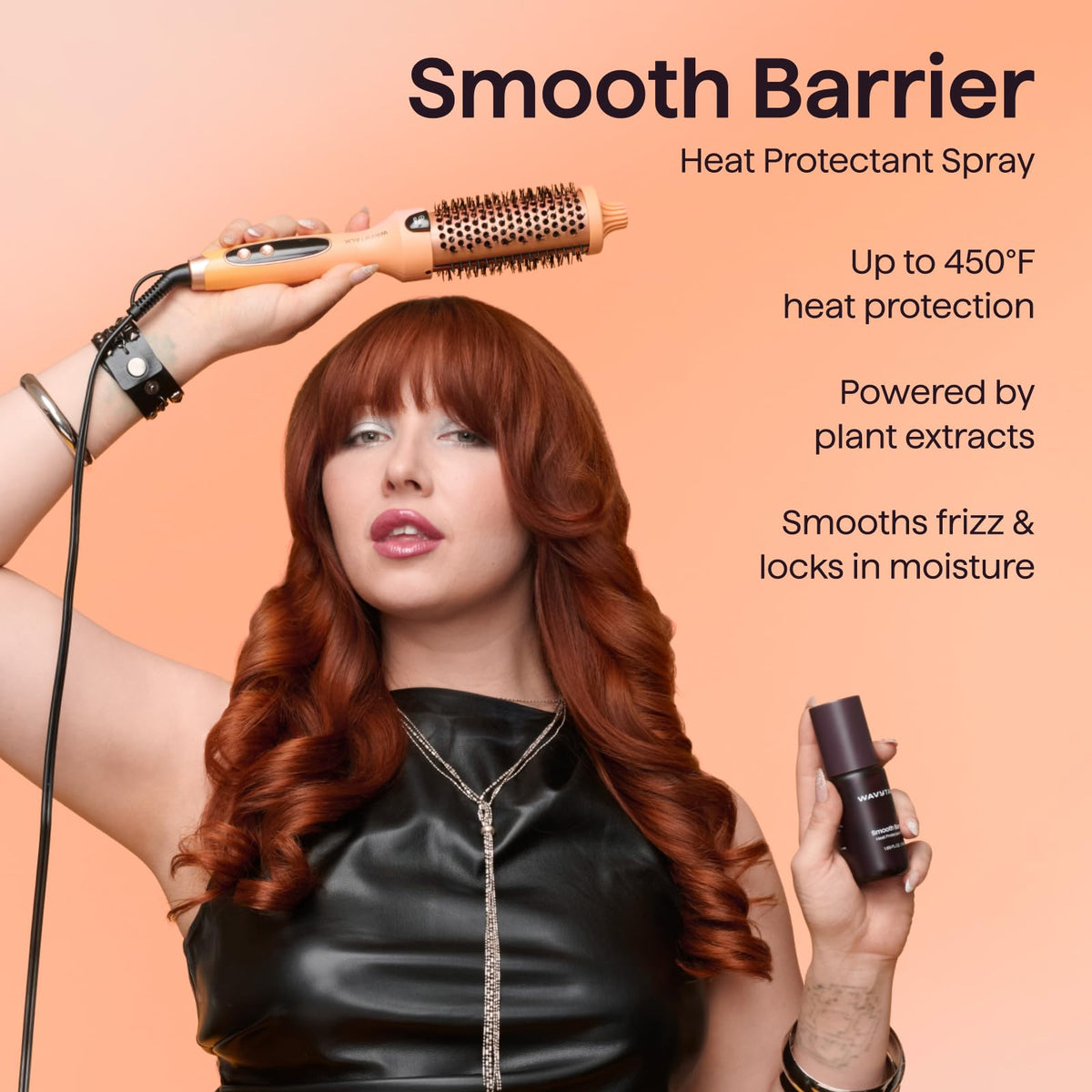 Wavytalk keychain mirror and comb