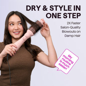 Wavytalk oval brush for volumizing hair