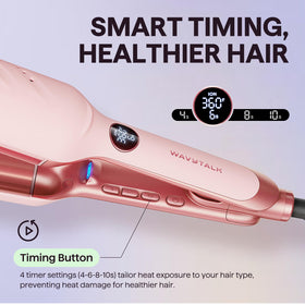 Wavytalk Power Wave Hair Crimper in travel pouch