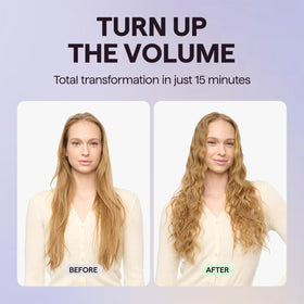 Wavytalk Power Wave Hair Crimper in use creating defined waves