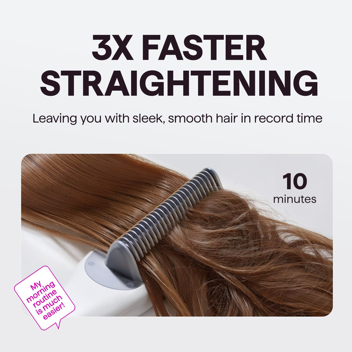 Wavytalk Pro Steam Hair Straightener Brush accessories included