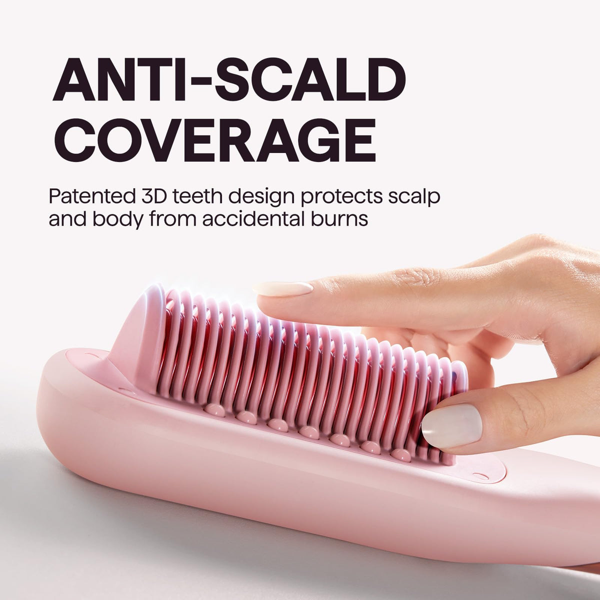 Wavytalk Pro Steam Hair Straightener Brush packaging