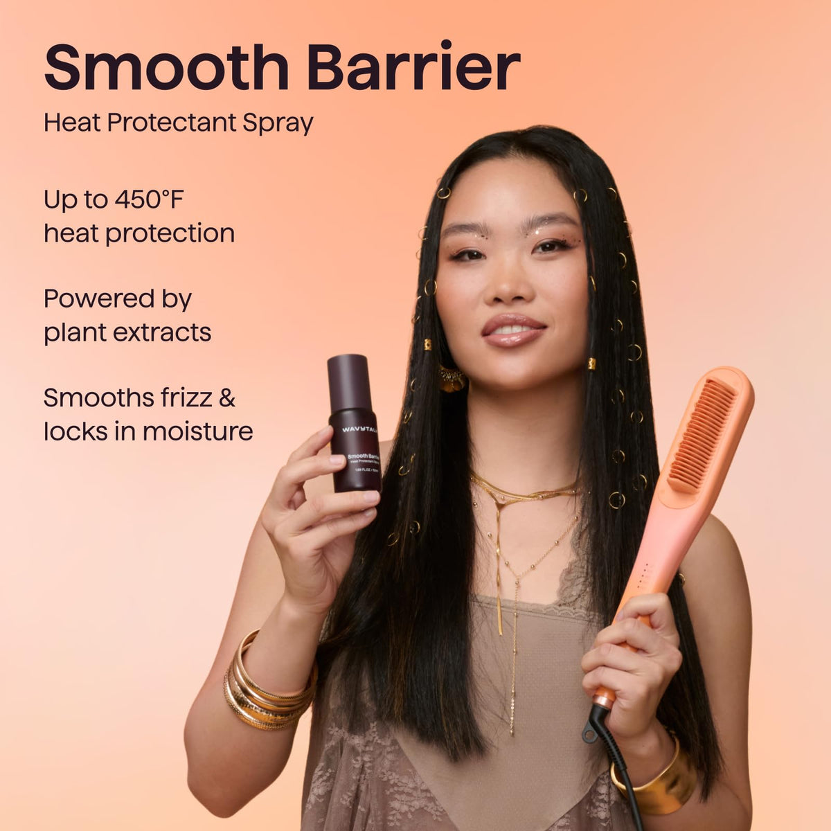 Wavytalk Smooth Barrier heat protectant spray