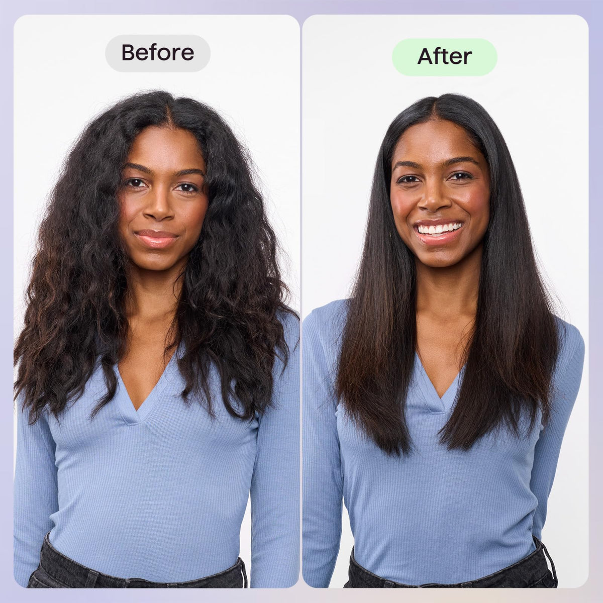 Wavytalk straightener demonstrating adjustable temperature settings