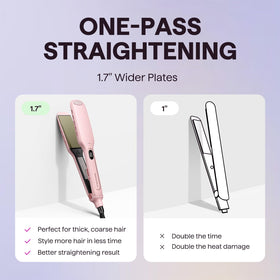Wavytalk straightener side view with 360-degree swivel cord