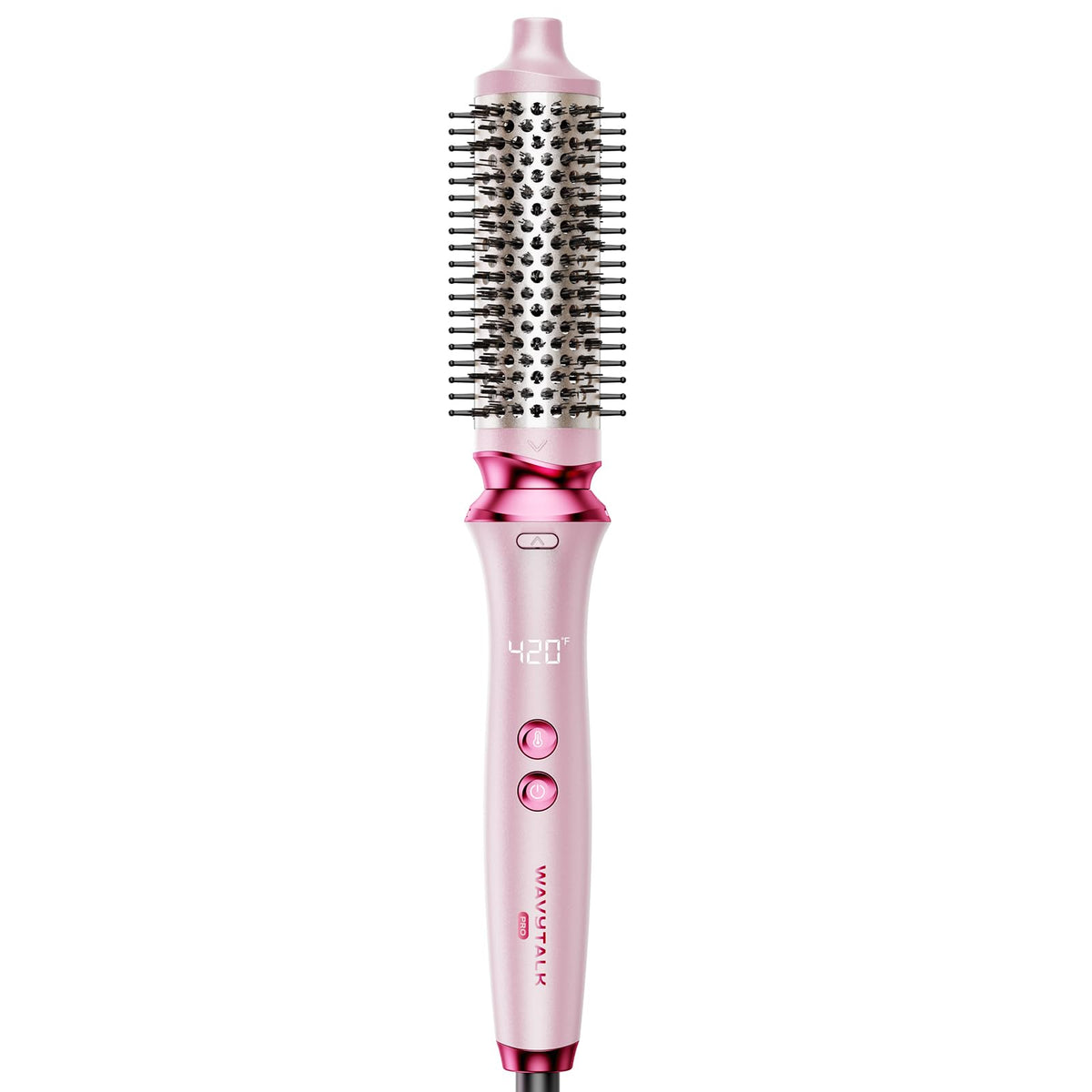 Wavytalk Thermal Brush 1.5 inch front view in pink
