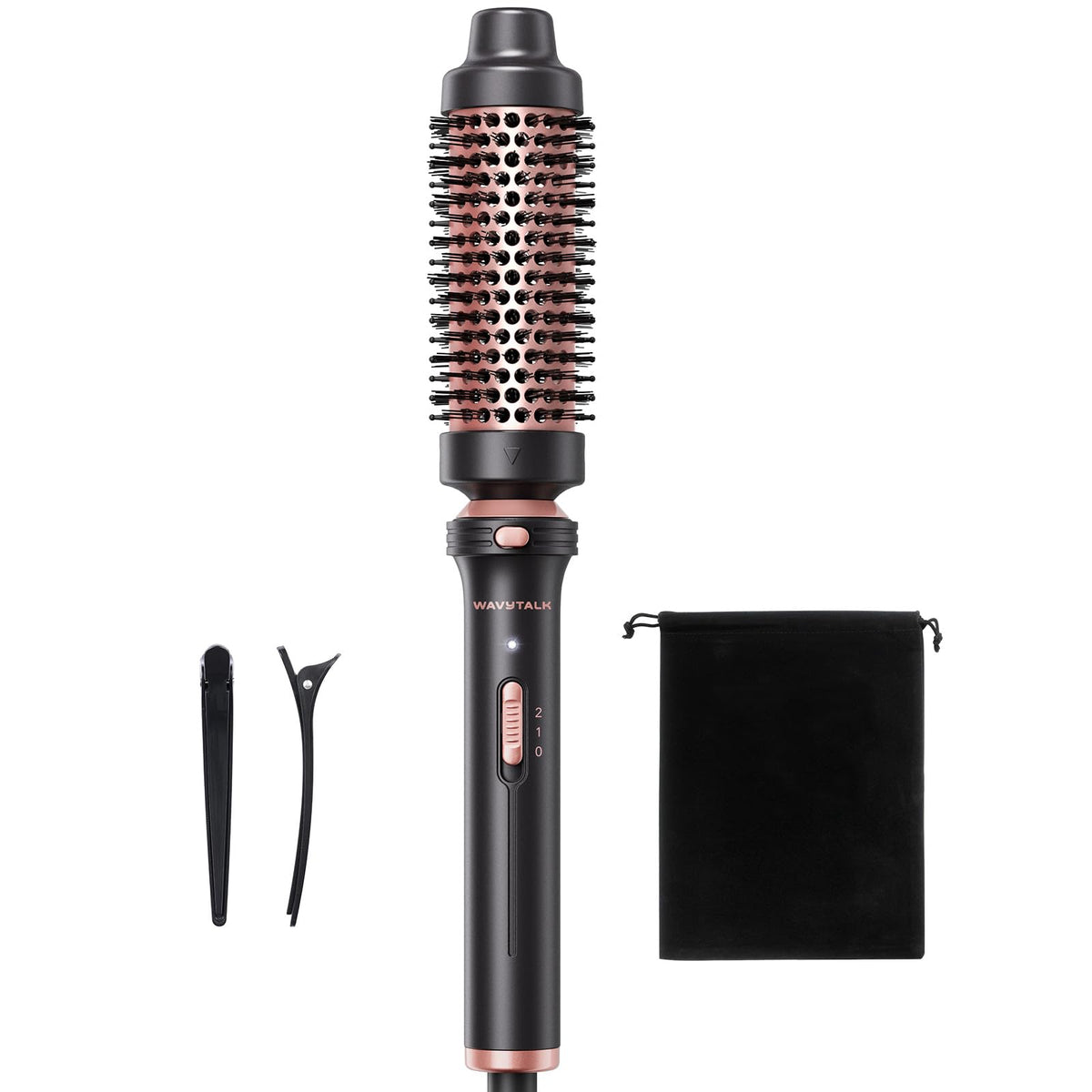 wavytalk Thermal Brush 1.5 inch front view with ceramic barrel