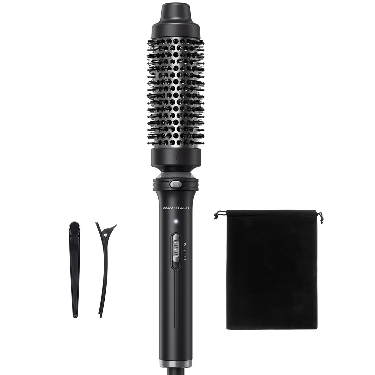 Wavytalk Thermal Brush 1.5 inch front view with detachable head