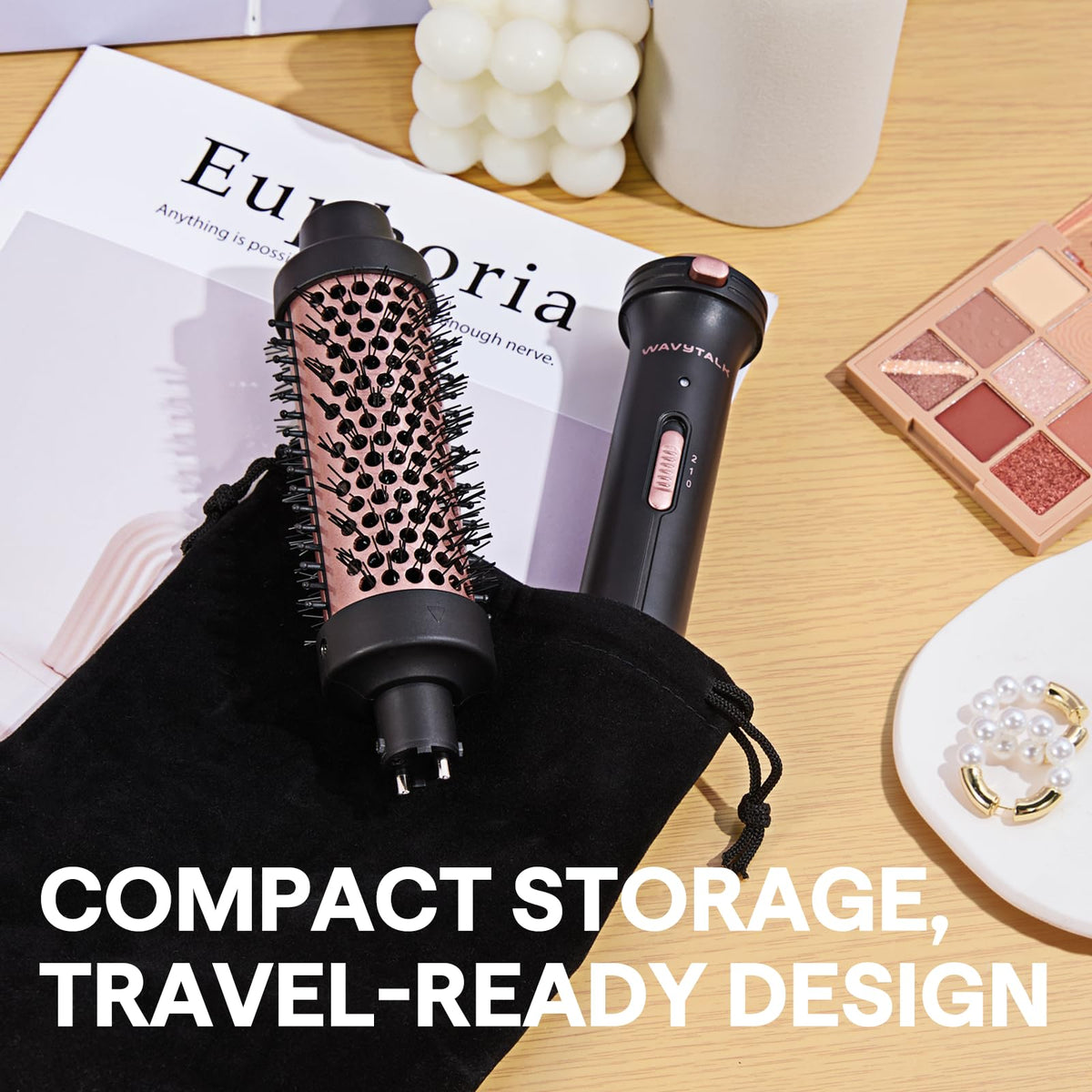 wavytalk Thermal Brush 1.5 inch packaging and accessories
