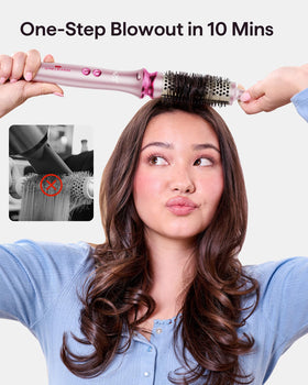 Wavytalk Thermal Brush 1.5 inch side view showing bristles