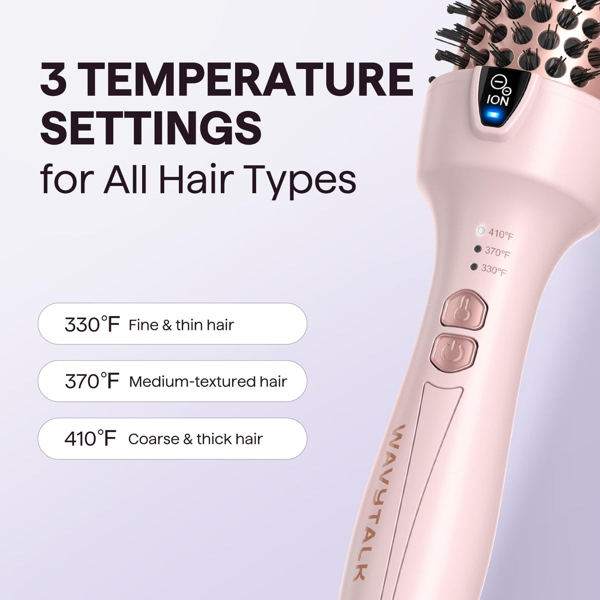 Wavytalk Thermal Brush Blowout Express 1.5-inch ionic technology feature