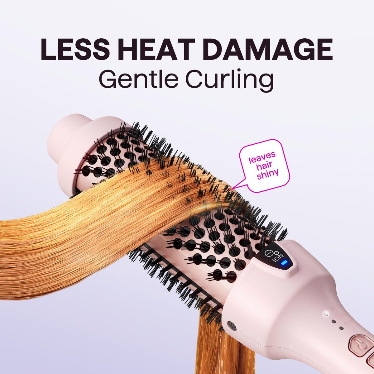 Wavytalk Thermal Brush Blowout Express 1.5-inch temperature settings display