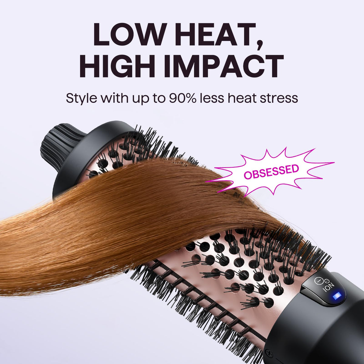 Wavytalk Thermal Brush packaging showcasing product features