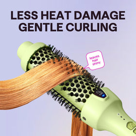 Wavytalk Thermal Brush showing temperature settings