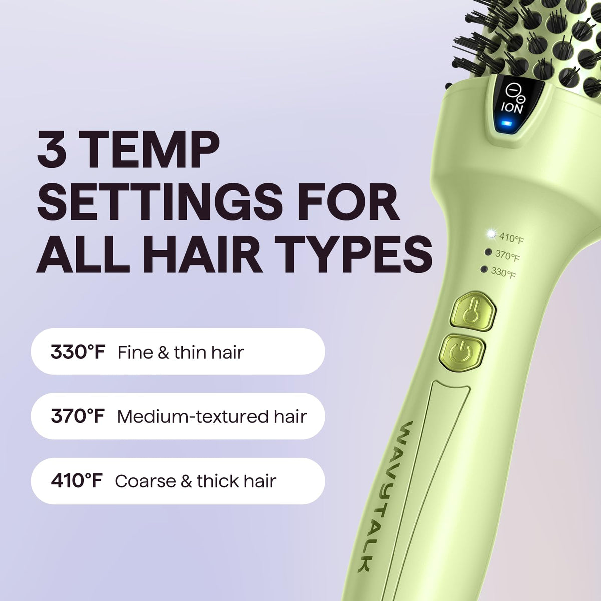 Wavytalk Thermal Brush side view