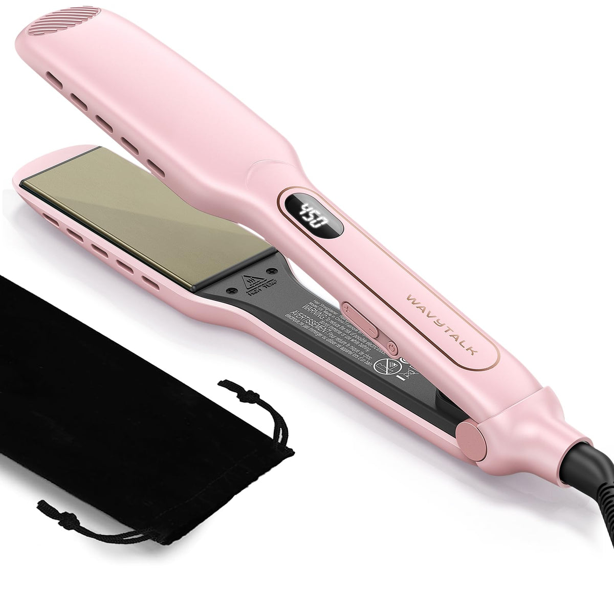 Wavytalk Wet to Straight Hair Straightener front view