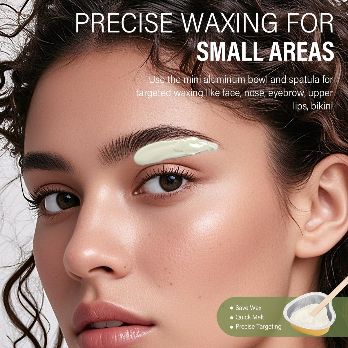 Wax applicator sticks included in the KeShi Waxing Kit