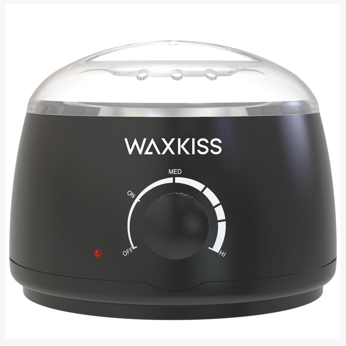 waxkiss 14Oz Wax Warmer front view with see-through lid