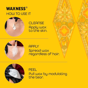 Waxness Russian Pearl Hard Wax Beads in professional setting