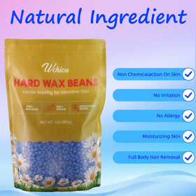 Wchiou Hard Wax Beads 2lb packaging details