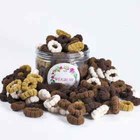 WDGROW small hair ties 120pcs in colorful packaging