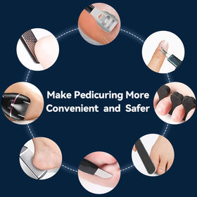Wea&Hea Electric Foot Callus Remover in use on feet