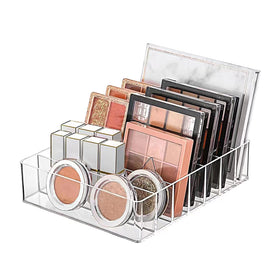 WECHENG Clear Acrylic Makeup Organizer front view