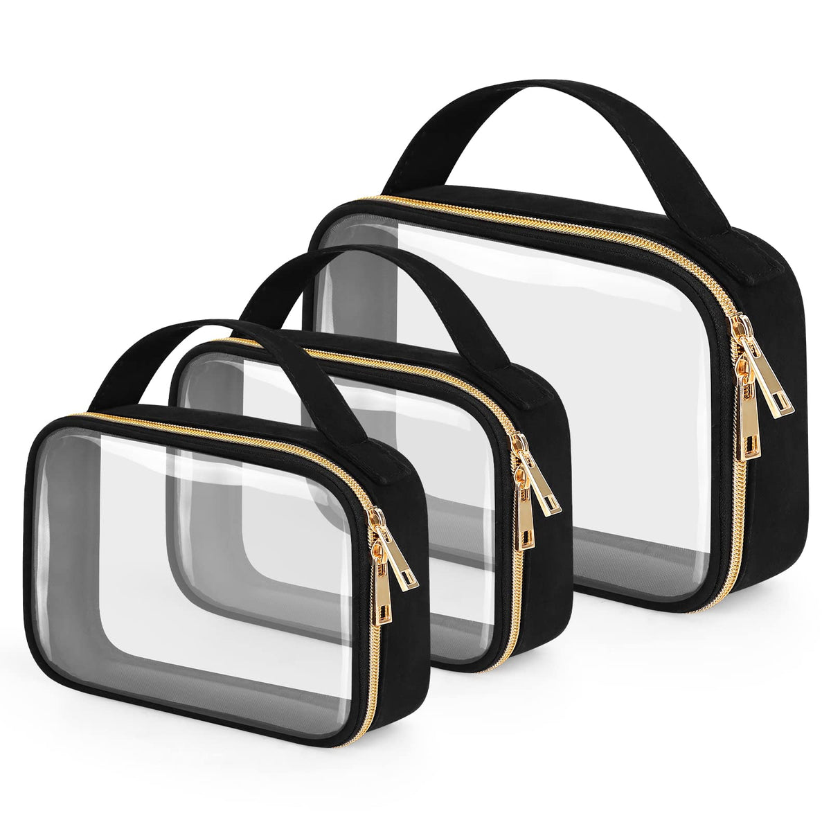 Wedama Clear Toiletry Bag medium size front view
