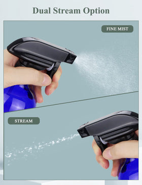 Wedama glass spray bottle with mist setting in use