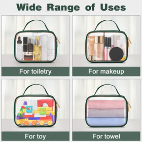 Wedama toiletry bag packed in a suitcase