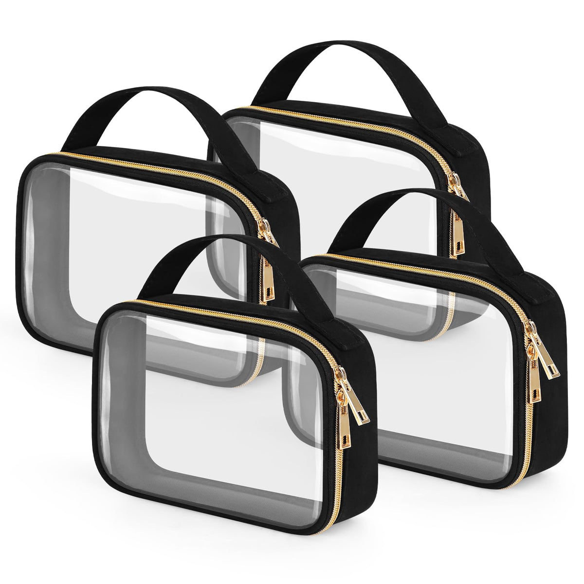 Wedama TSA Approved Toiletry Bag front view with clear design