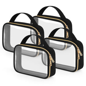 Wedama TSA Approved Toiletry Bag front view with clear design