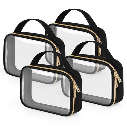 Wedama TSA Approved Toiletry Bag front view with clear design