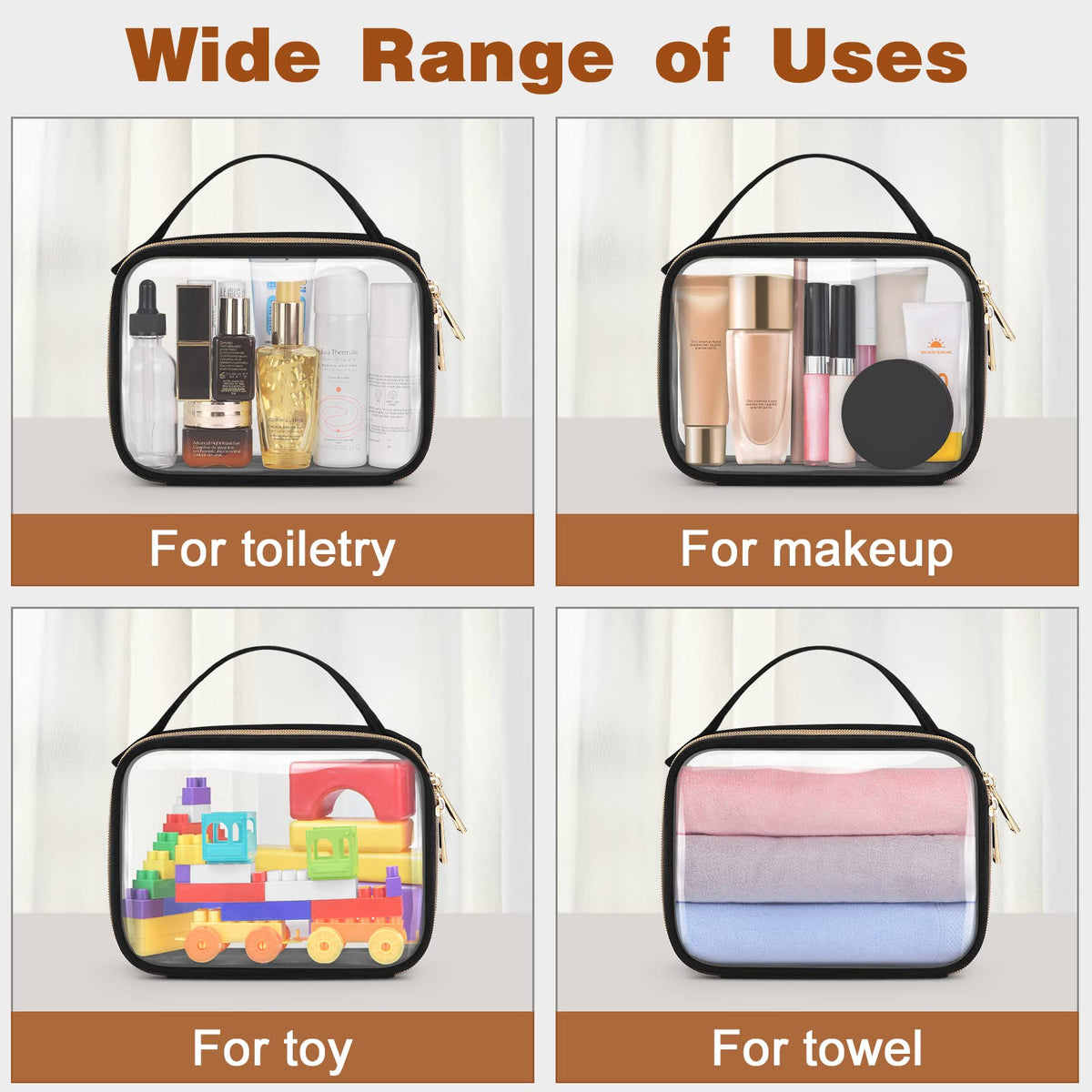 Wedama TSA Approved Toiletry Bag hanging on a hook