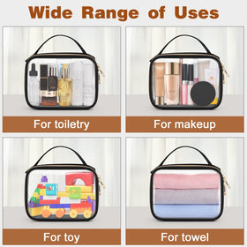 Wedama TSA Approved Toiletry Bag hanging on a hook