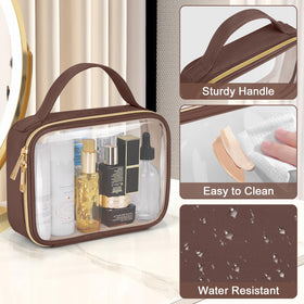 Wedama TSA Approved Toiletry Bag in a suitcase