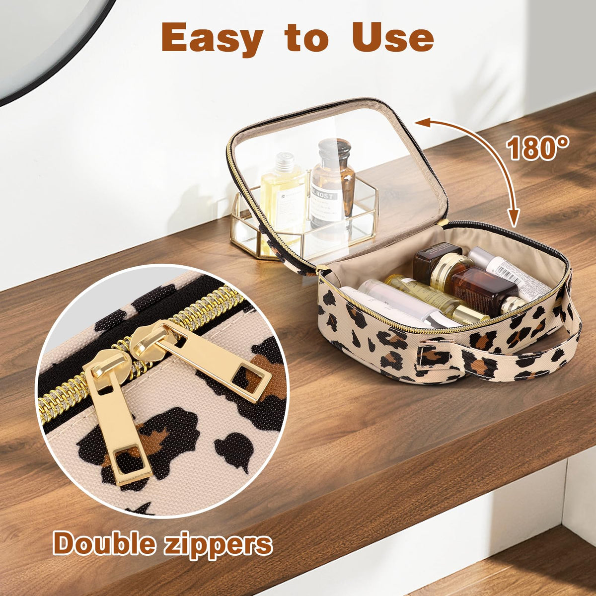 Wedama TSA Approved Toiletry Bag in use at an airport security checkpoint