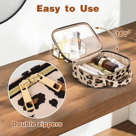 Wedama TSA Approved Toiletry Bag in use at an airport security checkpoint