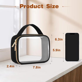 Wedama TSA Approved Toiletry Bag side view with handle