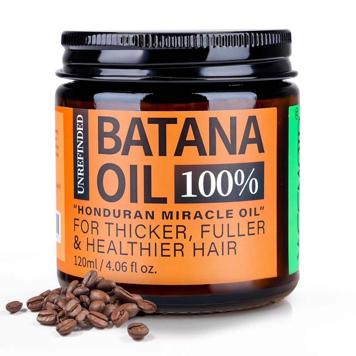 WEEMOTD 100% Raw Batana Oil 4.06 Fl Oz bottle front view