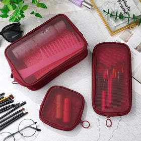 Weewooday mesh pouch set in a travel bag