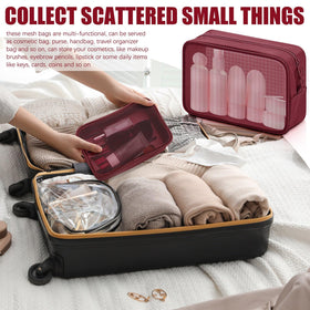 Weewooday mesh pouch set with stationery items
