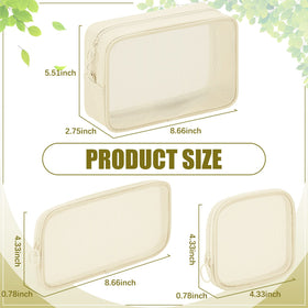 Weewooday mesh pouch showing transparent design and zipper