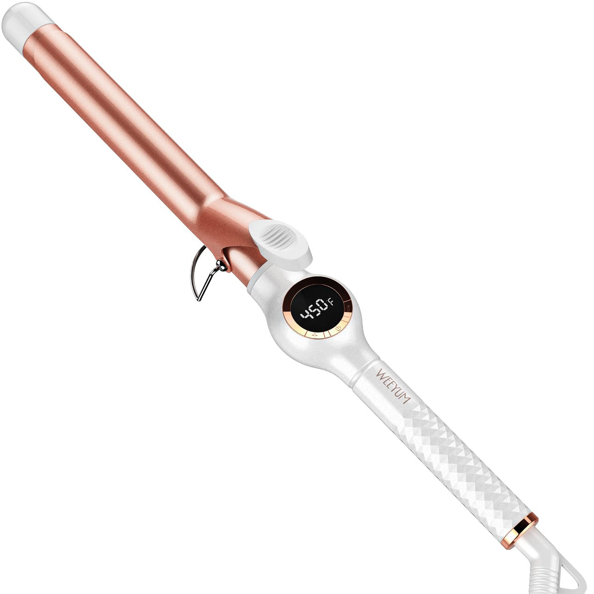 WEEYUM Curling Iron 1 Inch long barrel front view