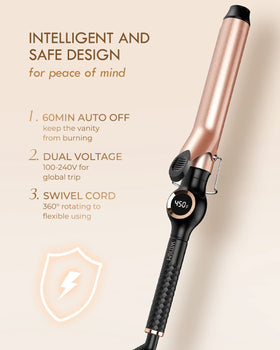 WEEYUM curling iron in lifestyle setting