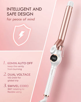 WEEYUM Curling Iron packaging with product details
