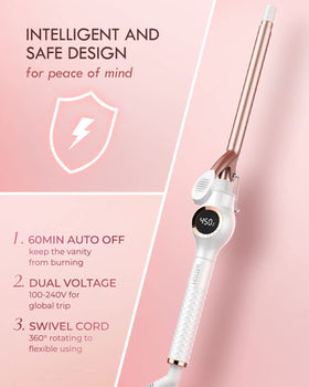 WEEYUM curling iron power cord with 360-degree rotation