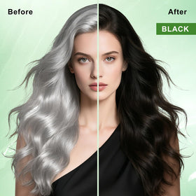 WEILNELL Black Hair Dye Shampoo application process
