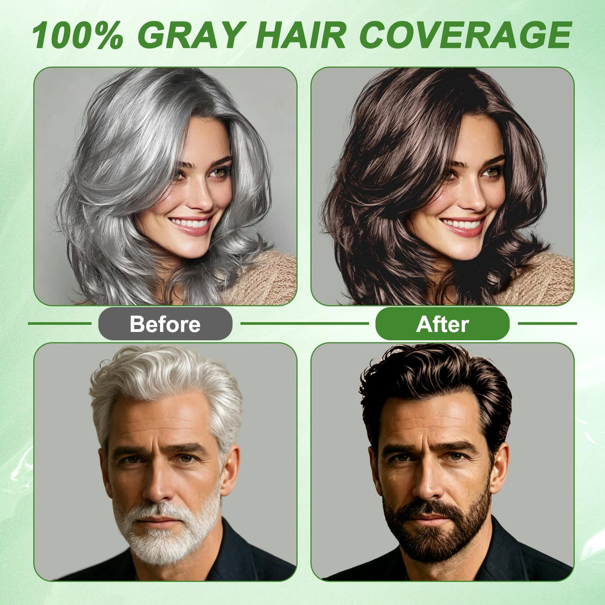 WEILNELL Dark Brown Hair Dye Shampoo texture close-up
