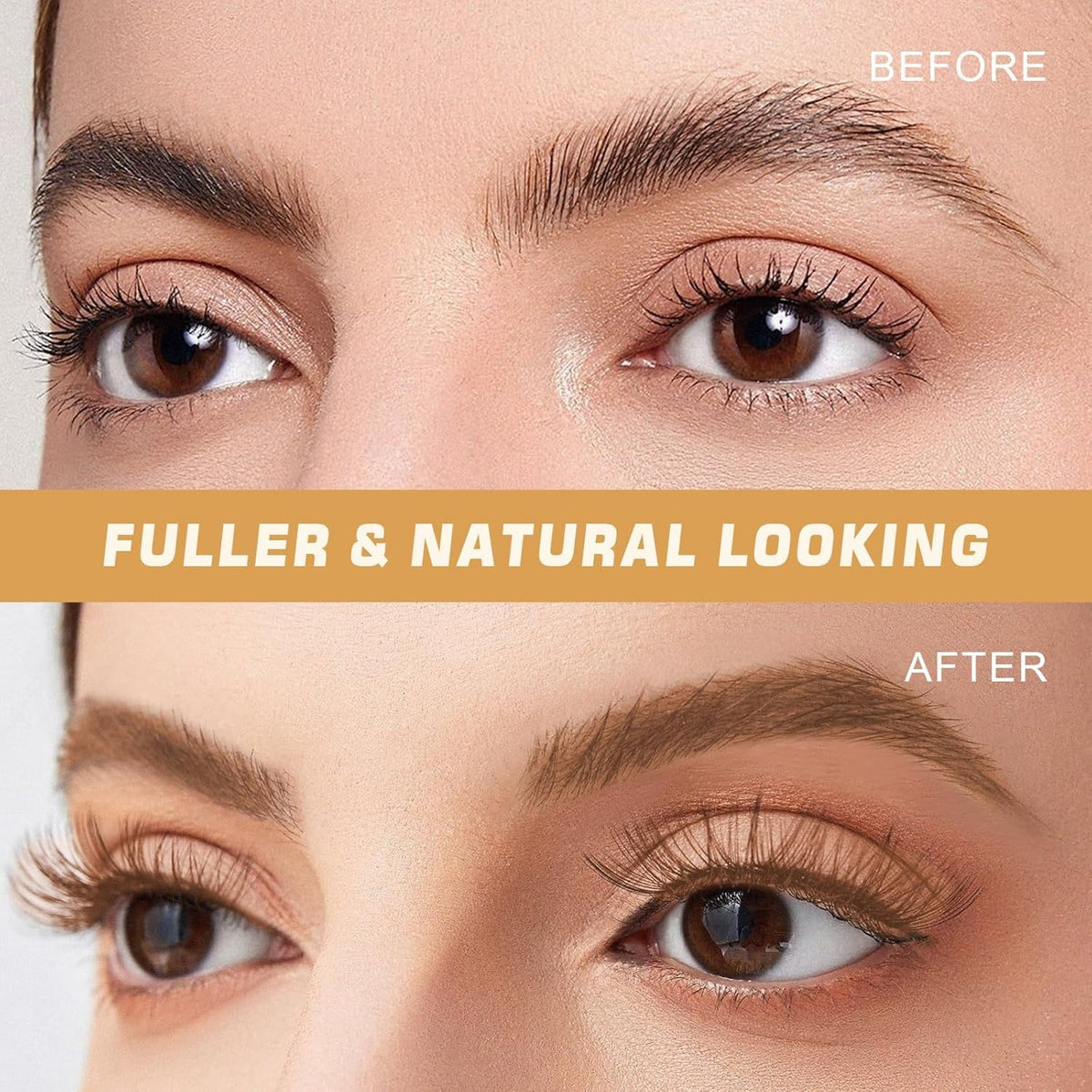 WEILNELL Eyelash & Eyebrow Color Kit application process